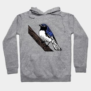 Black-Throated Blue Warbler Bird Hoodie